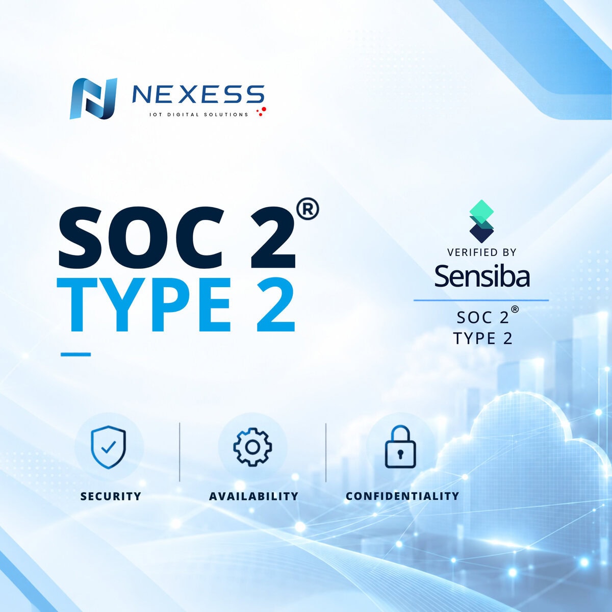 NEXESS finalise son audit SOC 2 Type 2 couvrant Security, Availability et Confidentiality